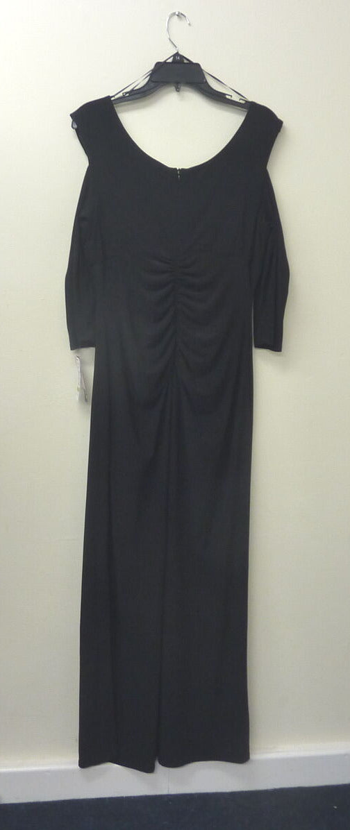 R&M RICHARDS COLUMN EVENING GOWN-BLACK-14