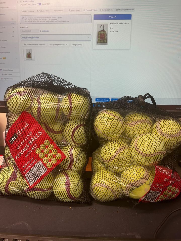 besthouse tennis balls 12pc x 2