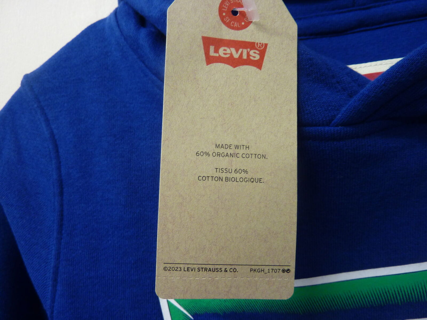 LEVIS-LVB BATWING FILL HOODIE-10A-SODALITE BLUE