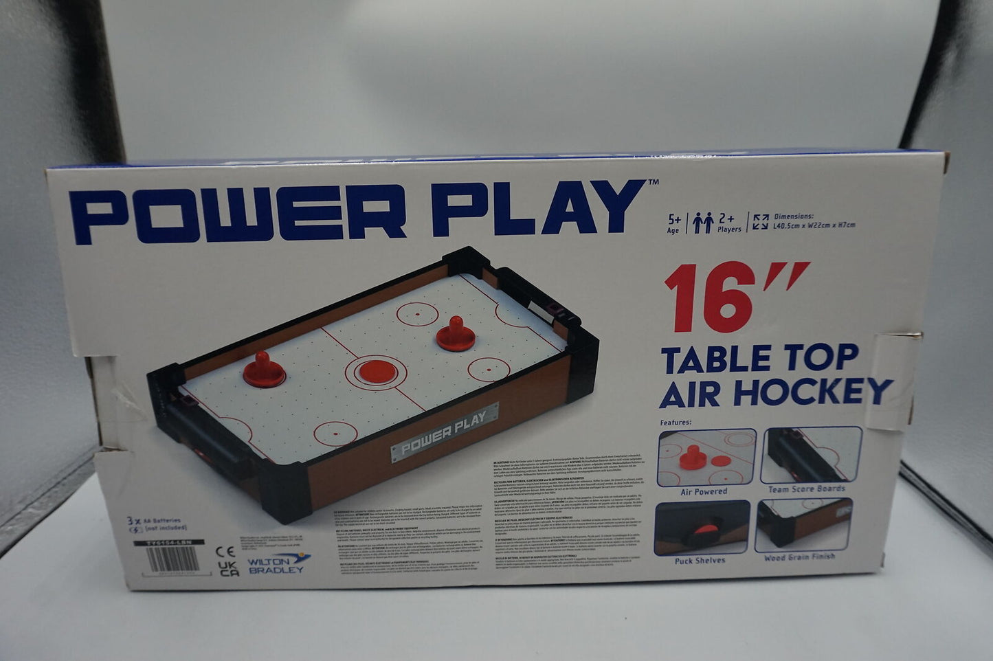 power play 16" table top air hockey