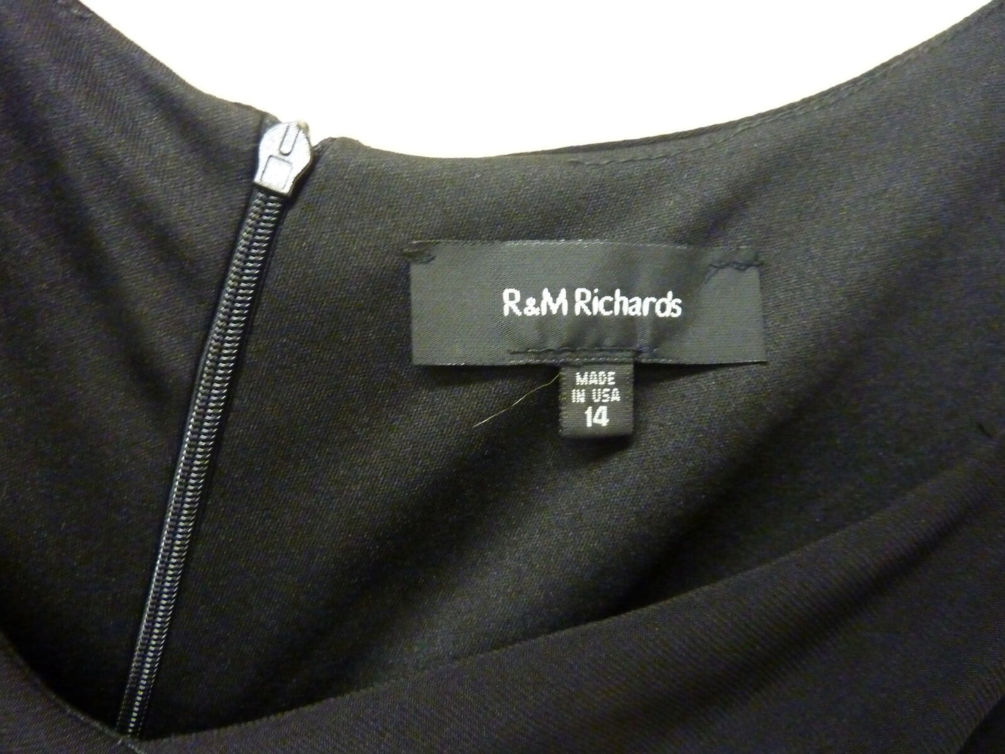 R&M RICHARDS COLUMN EVENING GOWN-BLACK-14