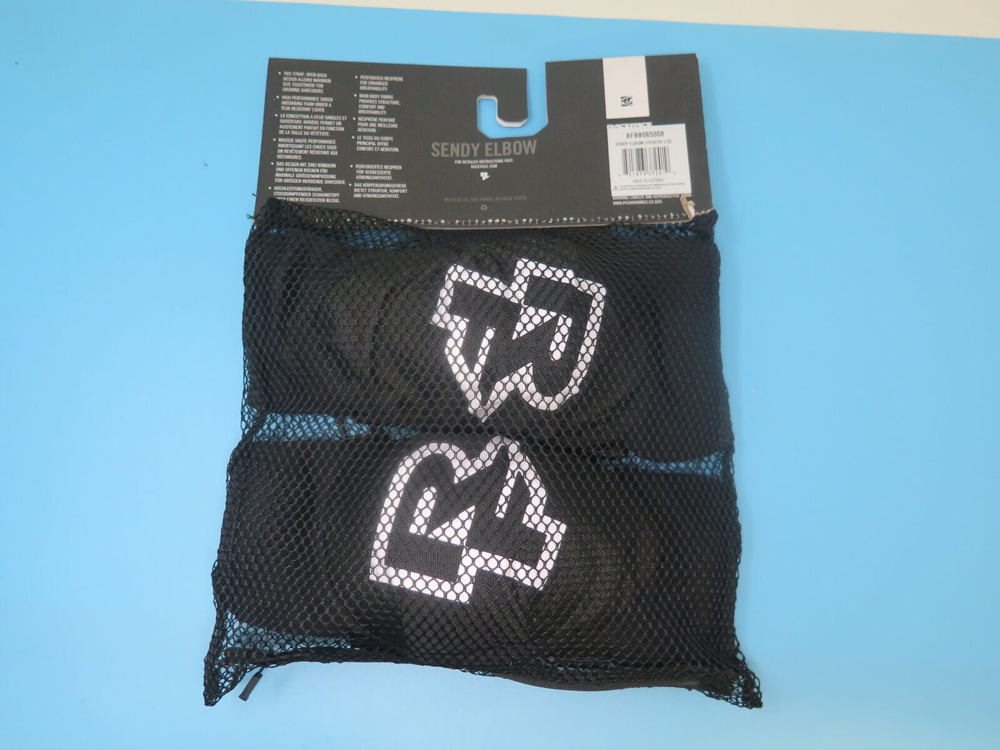 RACE FACE YOUTHSENDY ELBOW GUARDS - STEALTH-BLACK