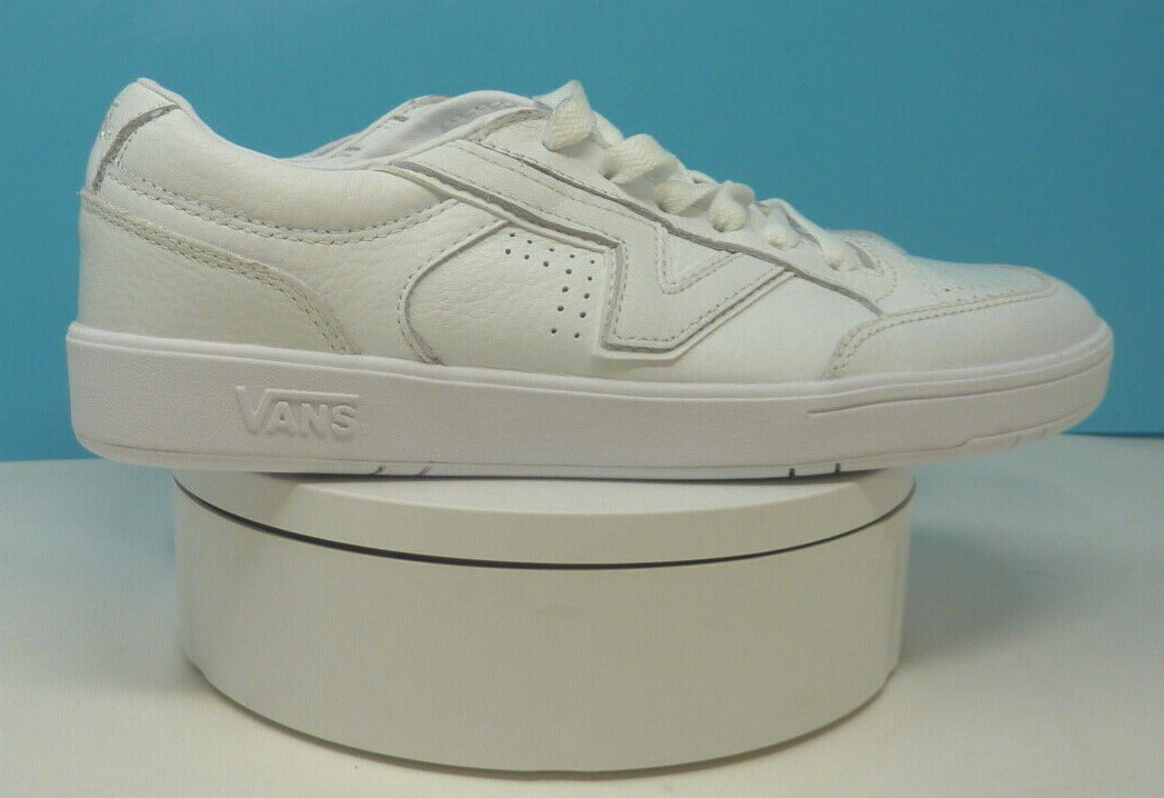 UNISEX VANS LOW CONFY CUSH TRAINERS-WHITE-UK9.5