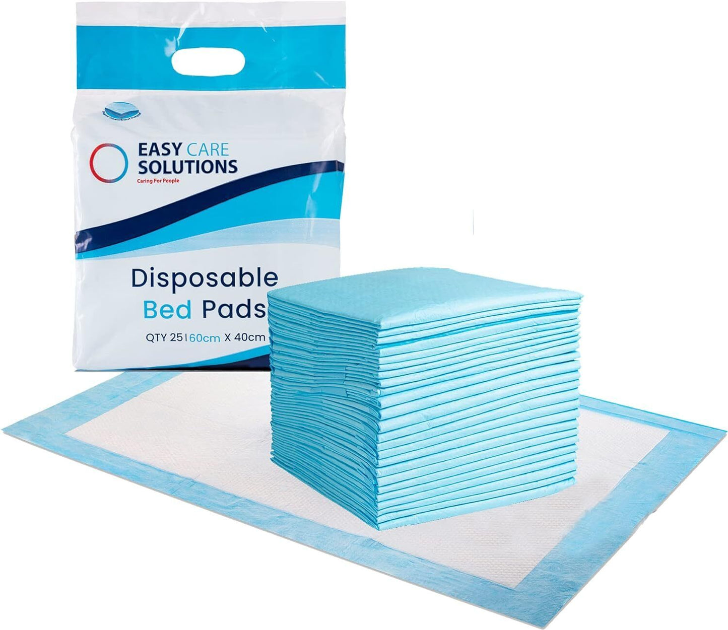 75 Easy Care Solutions 40 x 60 cm | Disposable Incontinence Bed Pads