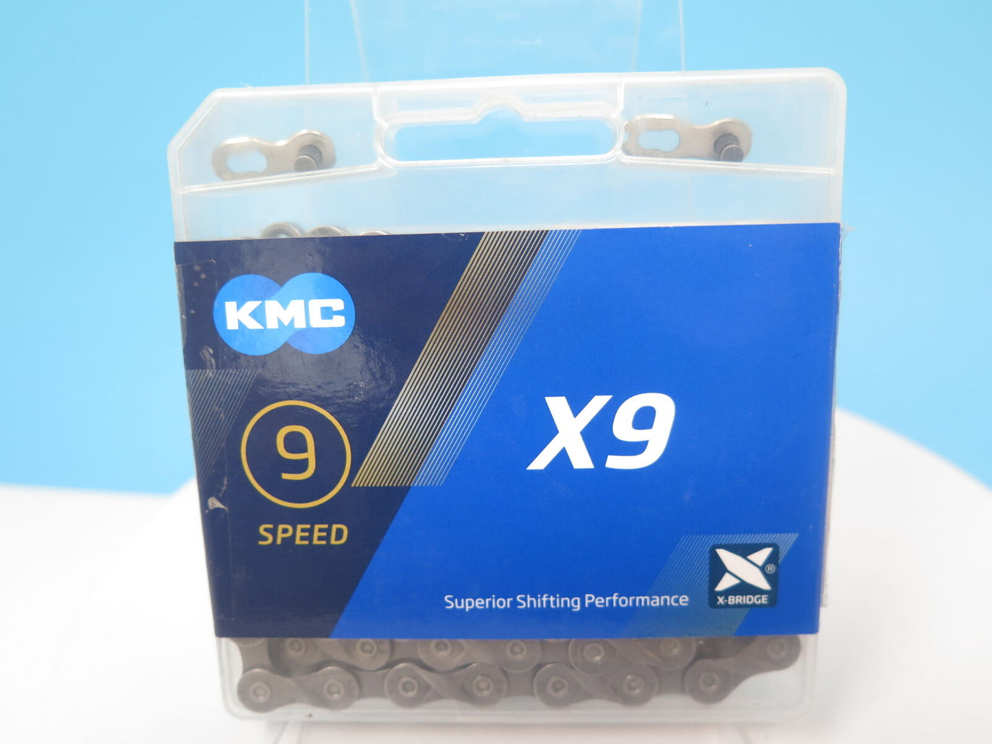 KMC X9 9 SPEED CHAIN-114L-GREY