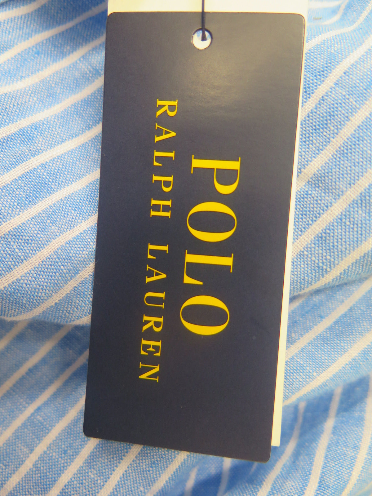 POLO RALPH LAUREN SHORT SLEEVE GRANDAD COLLAR SHIRT-SIZE2/UK6