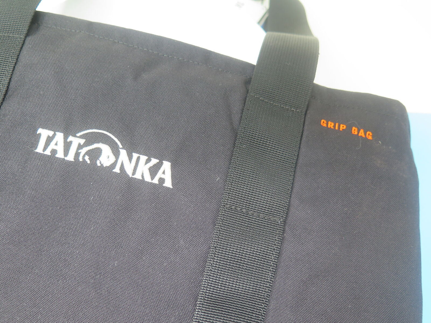 TATONKA GRIP BAG-BLACK/ORANGE-APPROX H16"W15"D3"