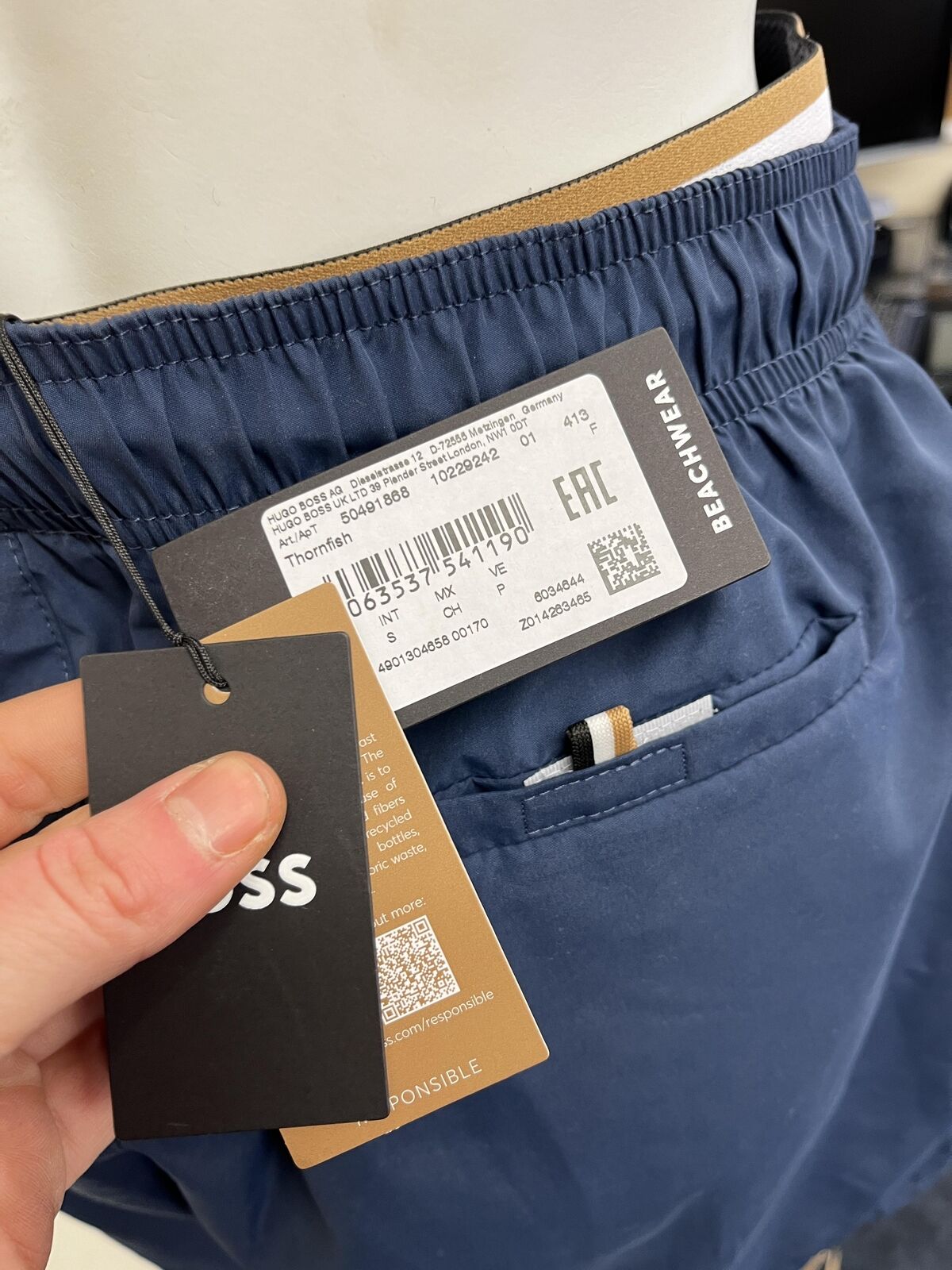 BOSS THORNFISH - Swimming shorts UK SMALL