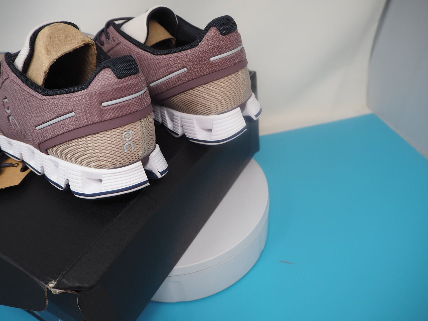 On Running Women's Cloud 70/30 Mesh Grape Sand Trainers UK 5.5