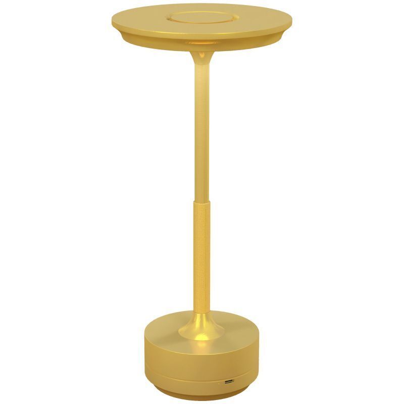 HOMCOM Cordless Touch Table Lamp With 4000mAh Rechargeable Battery - Gold