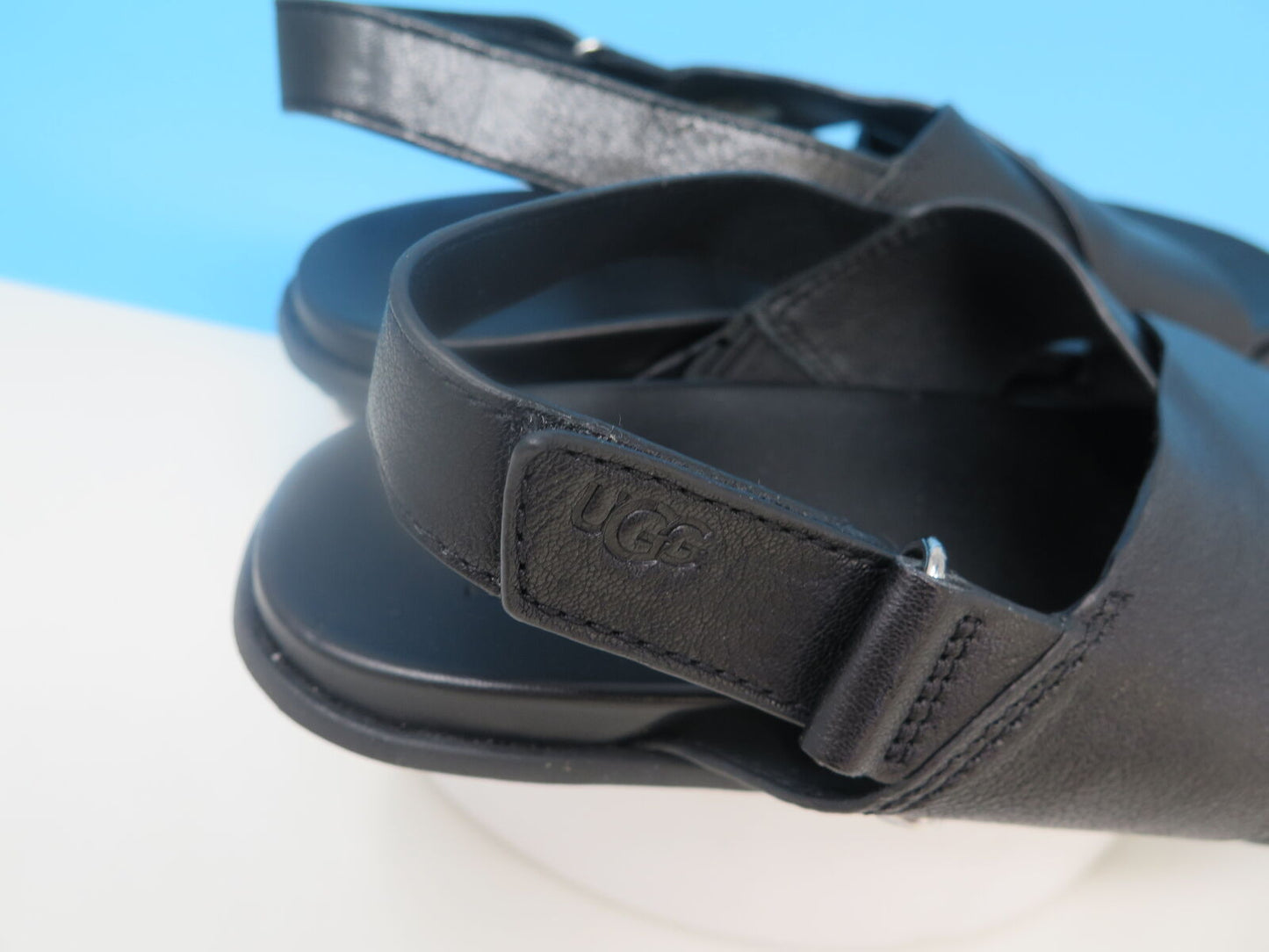 UGG WOMENS SOLIVAN SLINGBACK SANDAL-BLACK