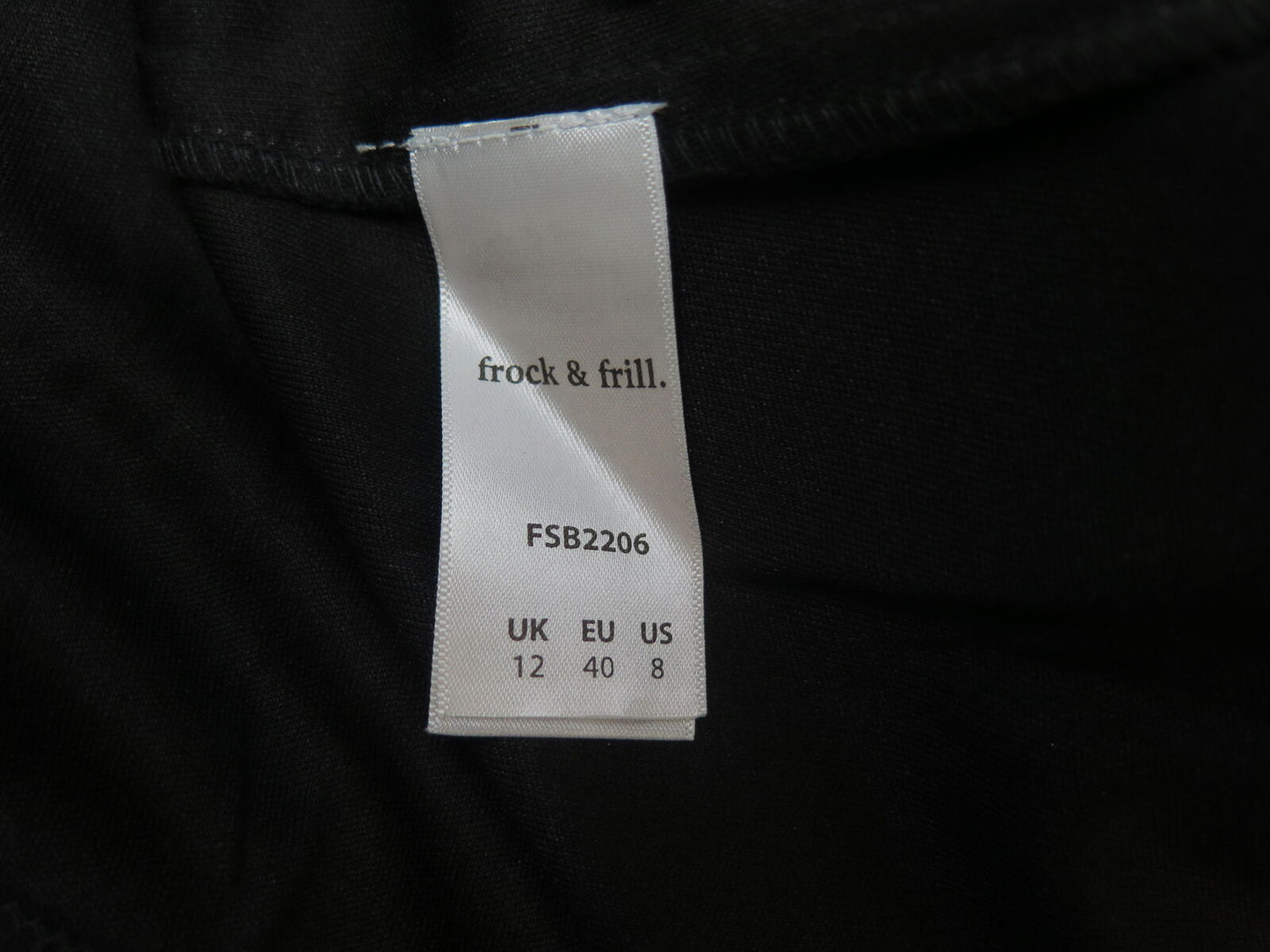 FROCK & FRILL DRESS-UK12