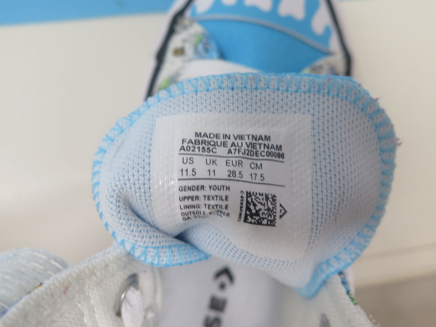 CONVERSE CHUCK TAYLOR-ICE CREAM HIGH TOPS-KIDS UK11