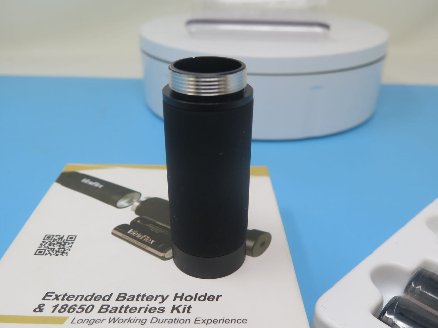 VIEWFLEX EXTENTED BATTERY HOLDER & 18650 BATTERIES KIT