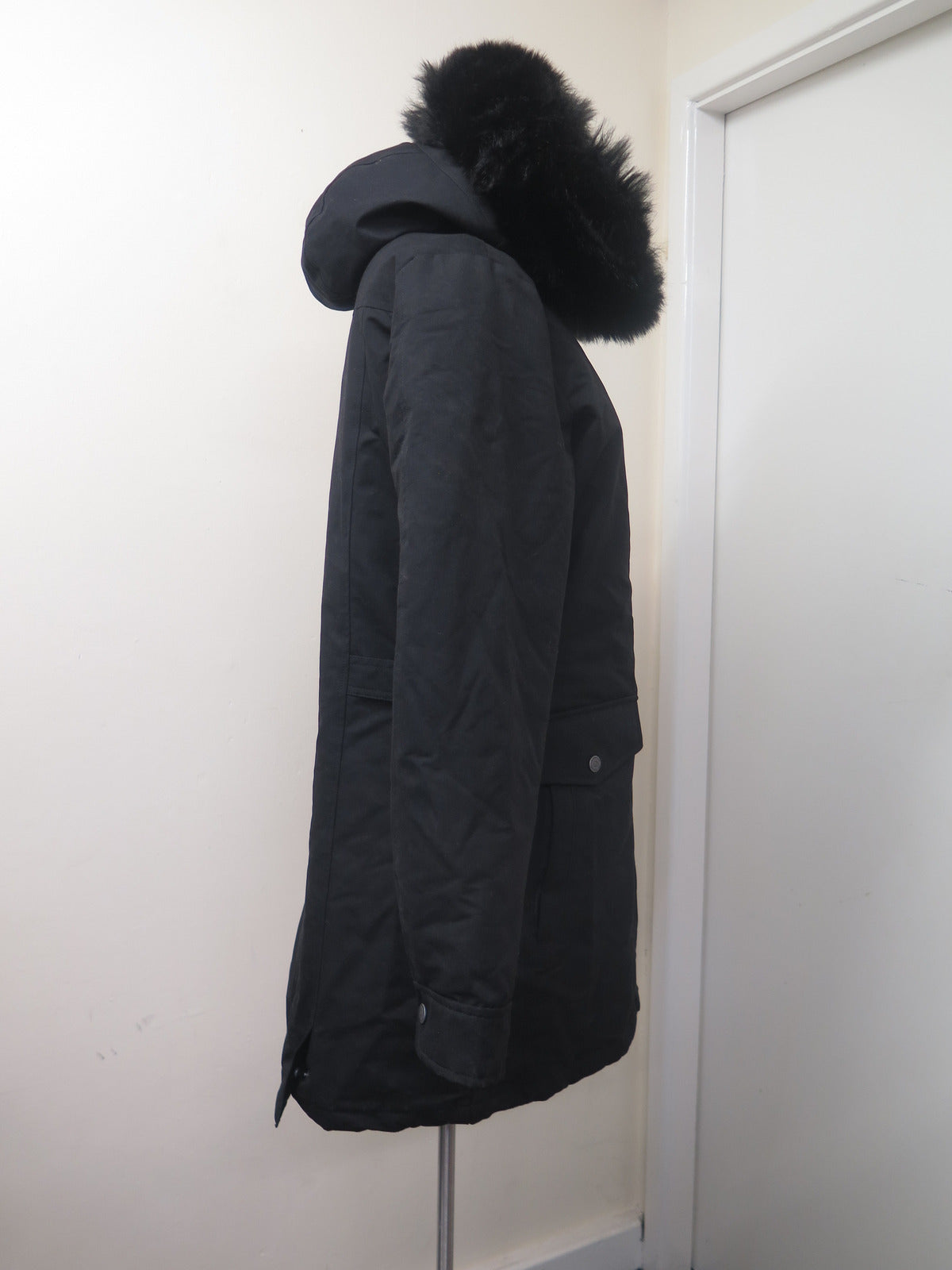 G.I.G.A DX WOMENS STRMIGA PARKA WITH FUR HOOD-BLACK-UK10