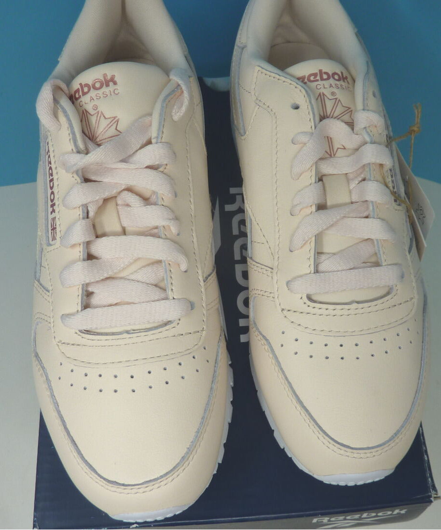 WOMENS REEBOK CLASSICS-LIGHT PINK BLUSH-UK2.5/EU35