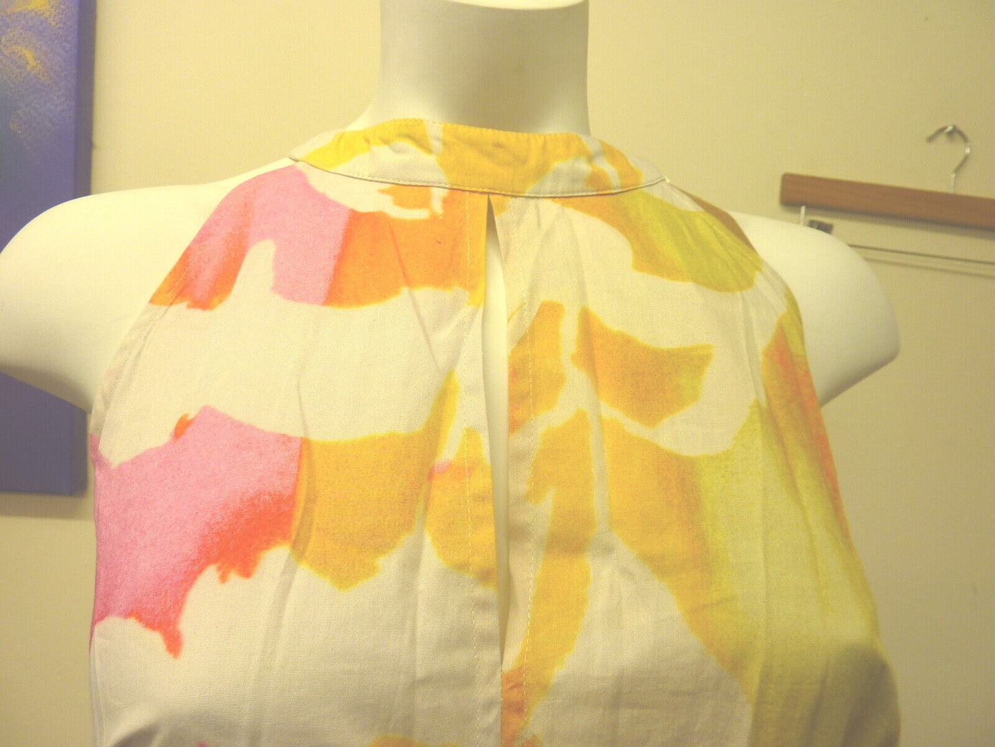 MONSOON JUMPSUIT-XLARGE-PINK/YELLOW/WHITE