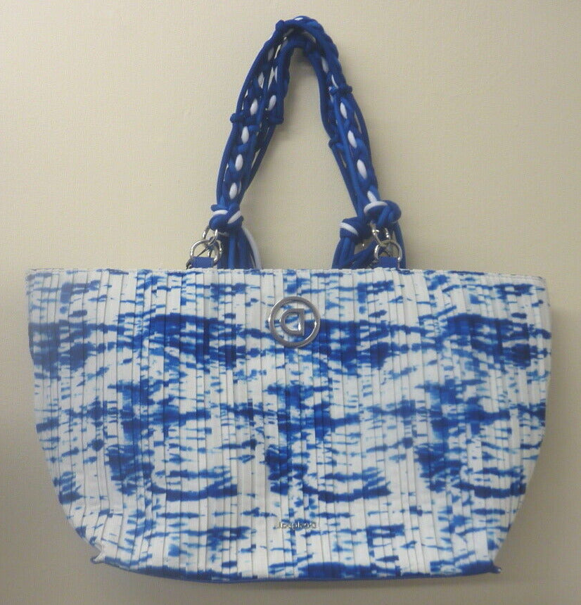 DESIGUAL BLUE WAVE PLEATED BAG