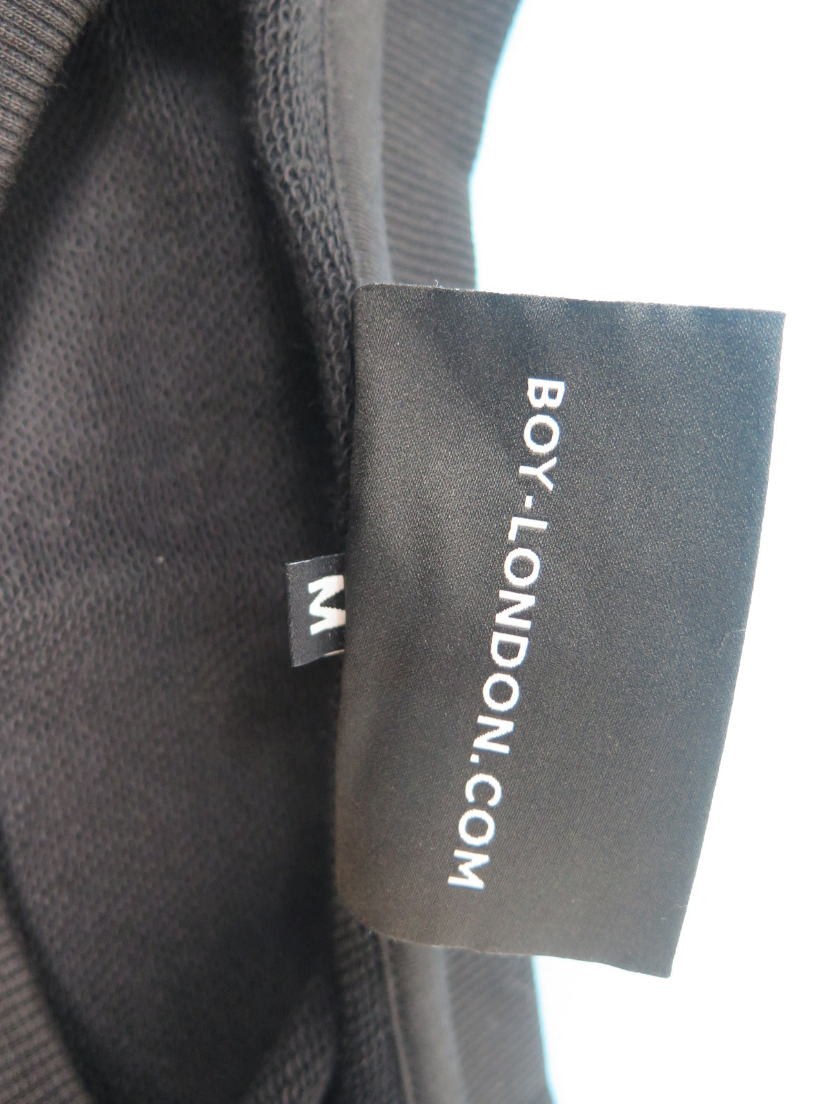 BOY LONDON-BOY EAGLE UNISEX FLOCK SWEATSHIRT-BLACK-MEDIUM