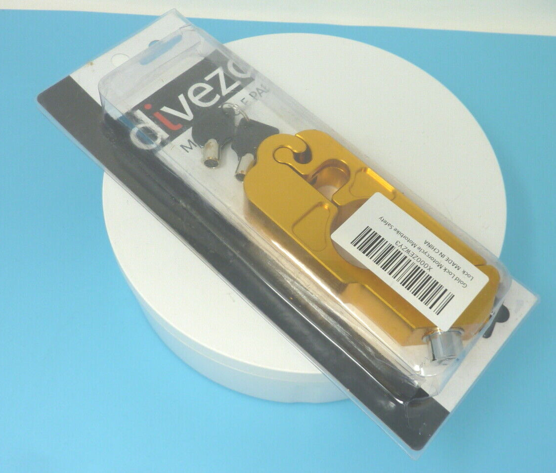 UNIVERSAL MOTORCYCLE LOCK HANDLE THROTTLE GRIP WITH 2 KEYS