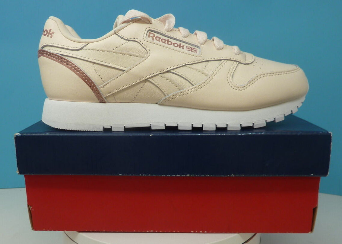 WOMENS REEBOK CLASSICS-LIGHT PINK BLUSH-UK2.5/EU35