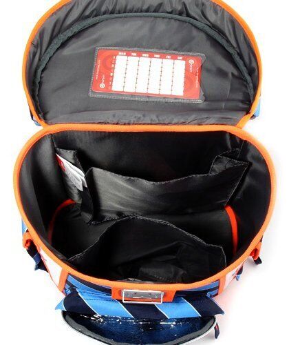 Goal School briefcase set Goal blue stripes