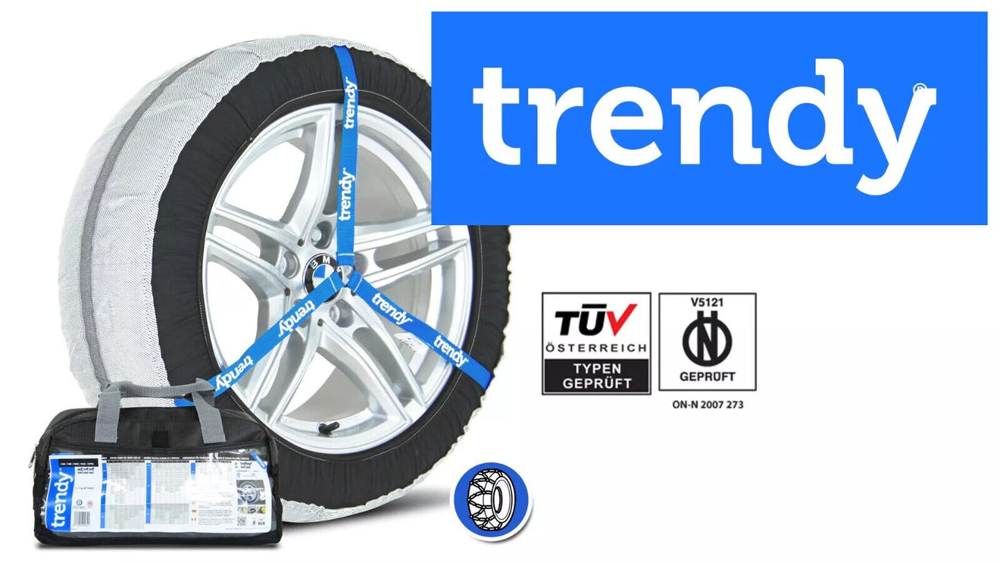 TRENDY TEXTILE SNOW CHAIN FOR SNOW AND ICE 40-M