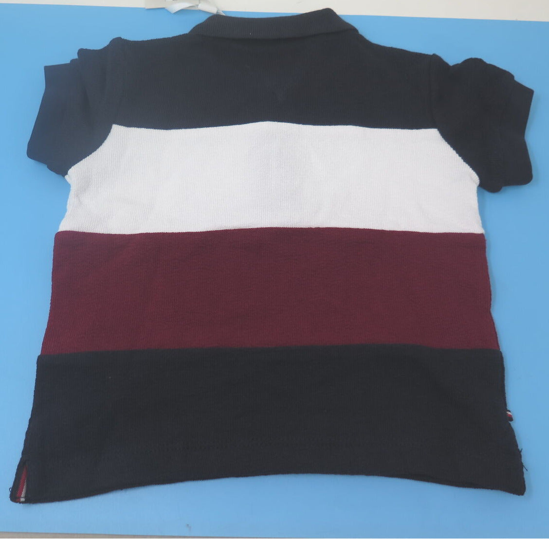 TOMMY HILFIGER STRIPE POLO-9MONTHS