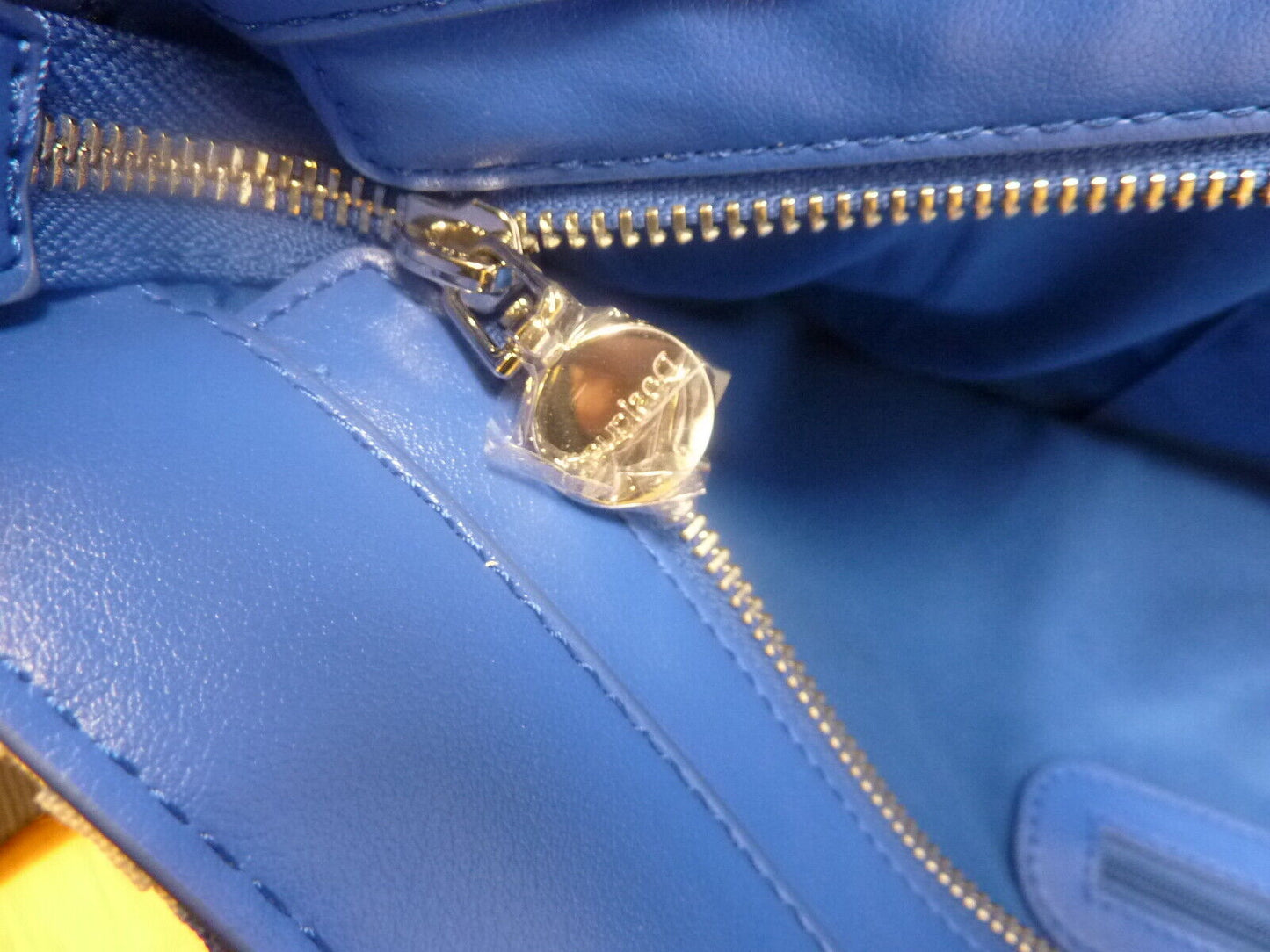 DESIGUAL BLUE WAVE PLEATED BAG