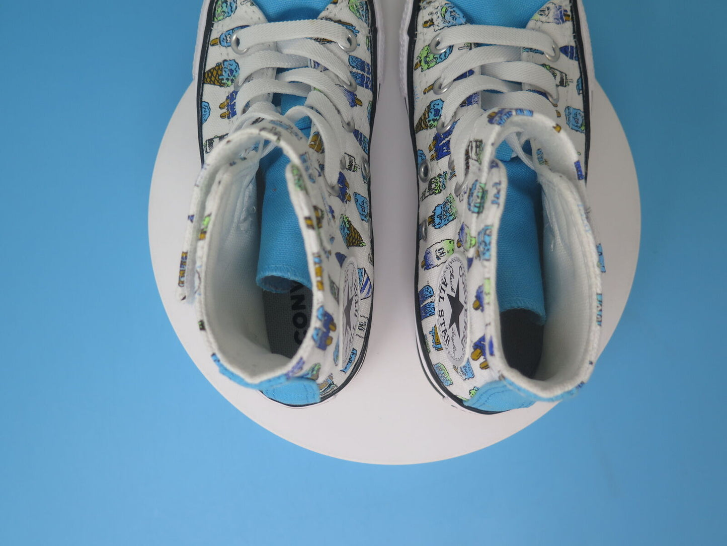 CONVERSE CHUCK TAYLOR-ICE CREAM HIGH TOPS-KIDS UK11
