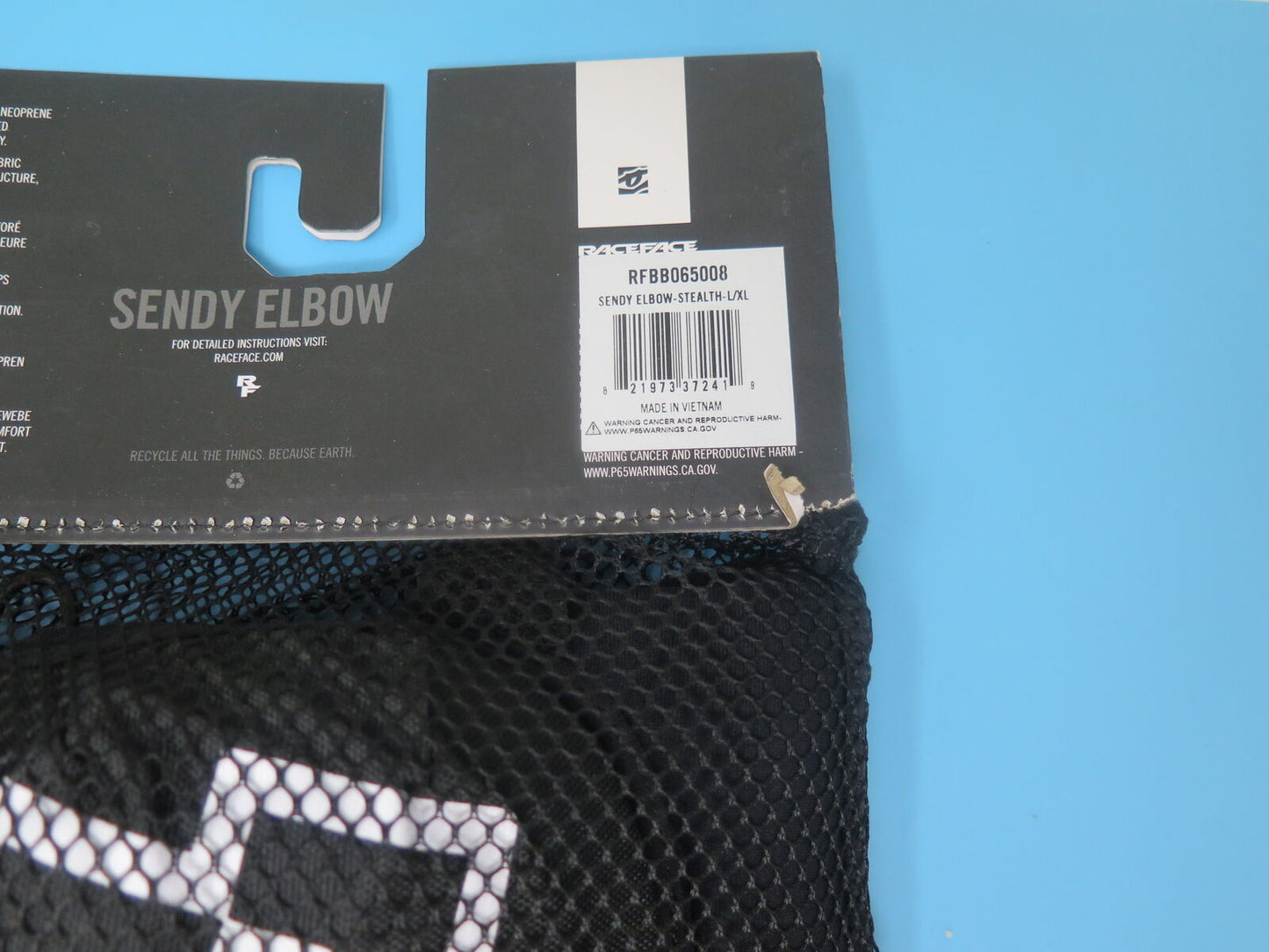 RACE FACE YOUTHSENDY ELBOW GUARDS - STEALTH-BLACK