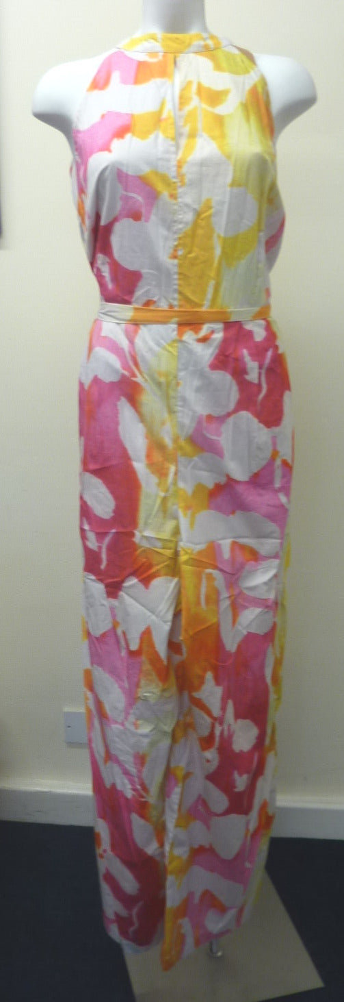 MONSOON JUMPSUIT-XLARGE-PINK/YELLOW/WHITE