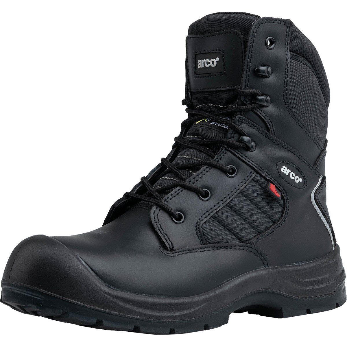 Arco ST202 Black High-Leg S3 Internal Met Guard Safety Boots 3 UK SIZE 8