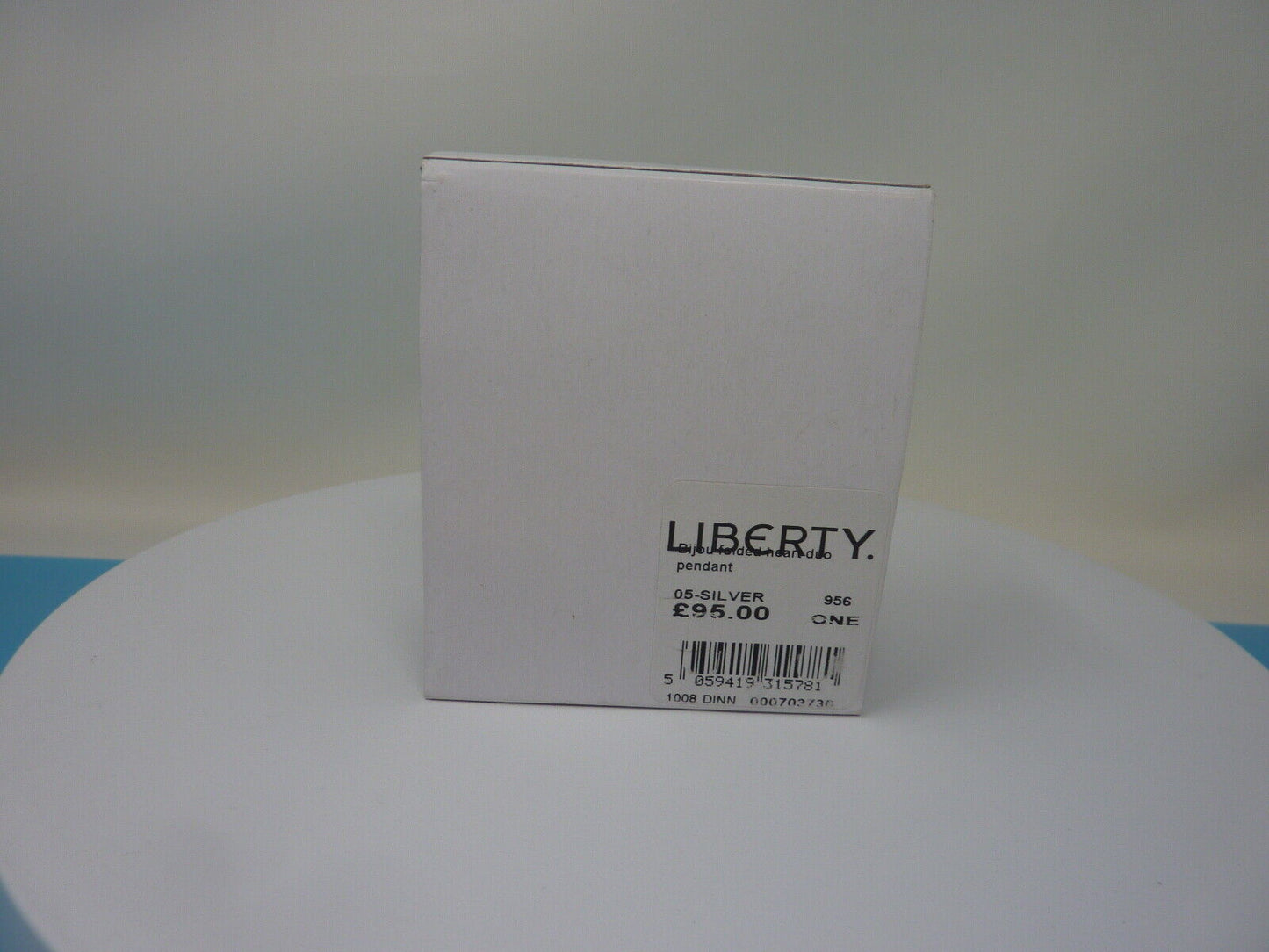 DINNY HALL LIBERTY BIJOU FOLDED HEART DUO PENDANT