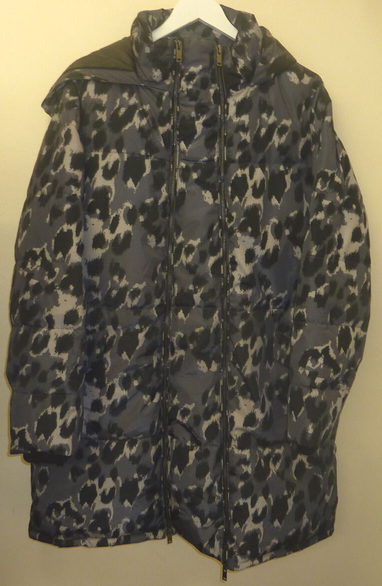 MAMALICIOUS MATERNITY COAT-LEOPARD PRINT-MEDIUM