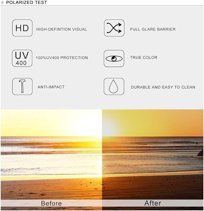 KINGSEVEN Natural Handmade Wood Sunglasses for Men UV400 Polarization