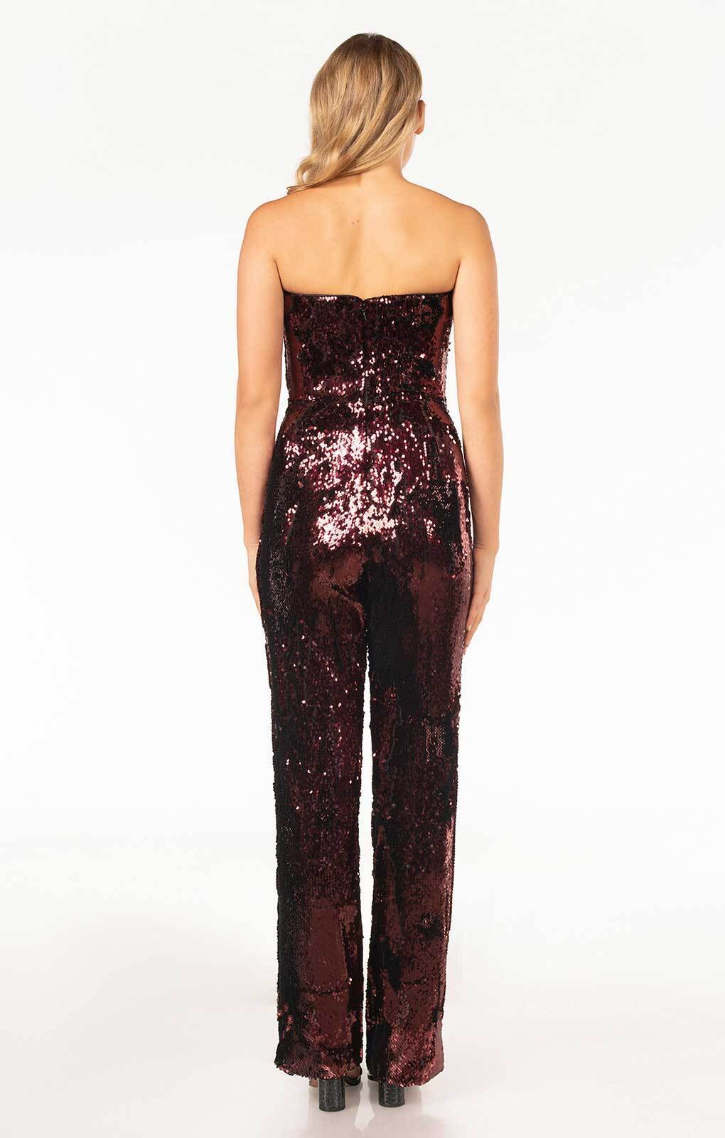 Dress The Population Andy Port Sequin Jumpsuit RRP £247.00 MEDIUM