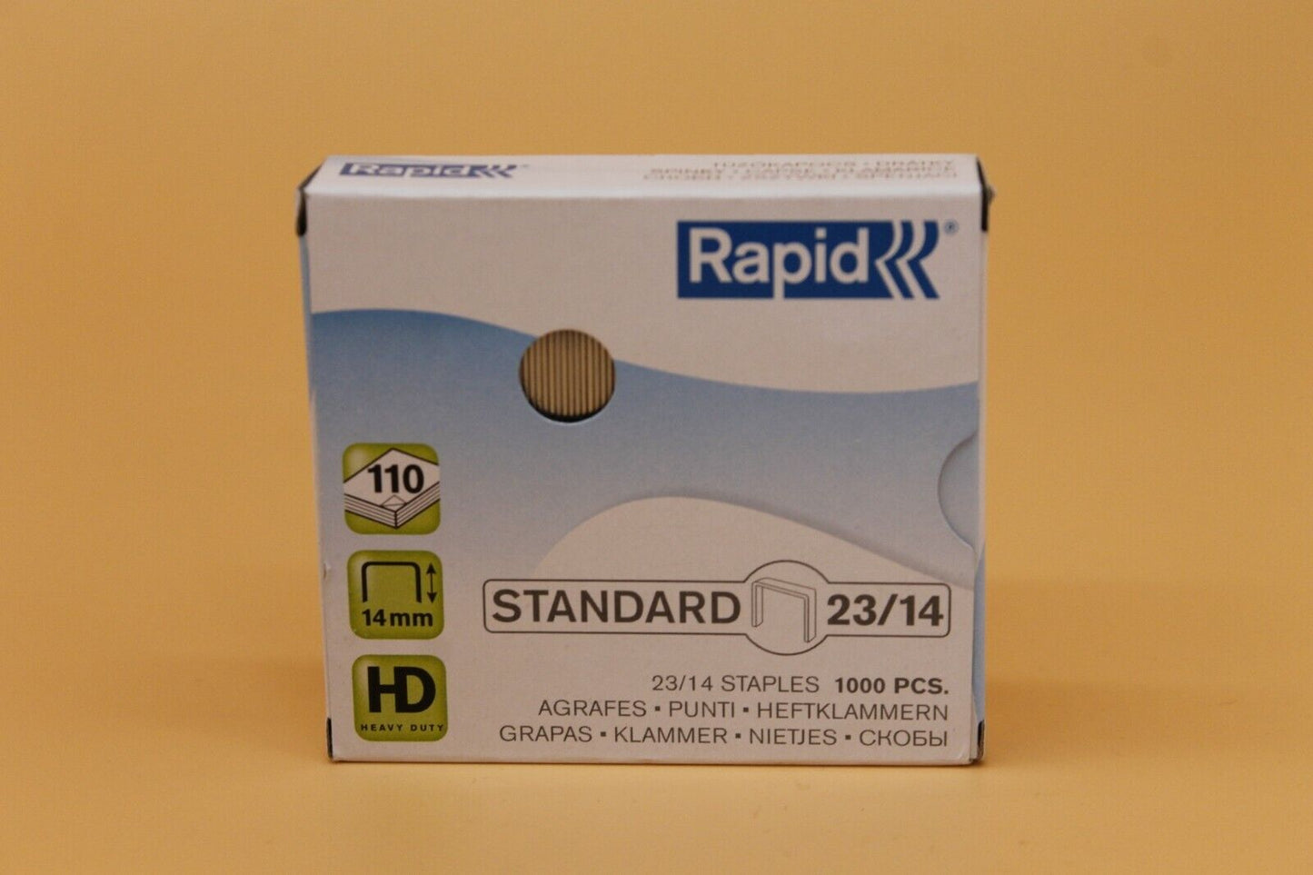 9x Rapid 24869500 23/14 mm Standard Staple