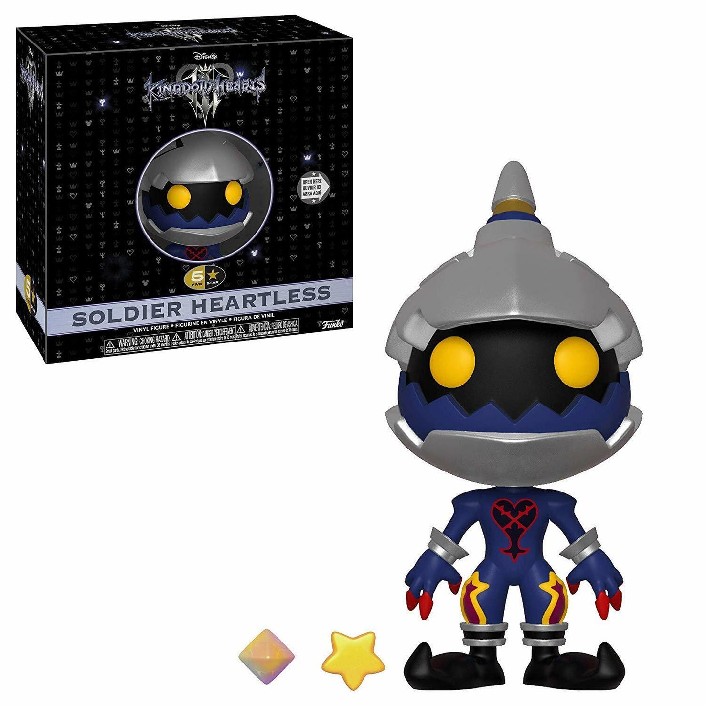 2 x Funko 34566 5 Star: Kingdom Hearts 3: Soldier Heartless Multi