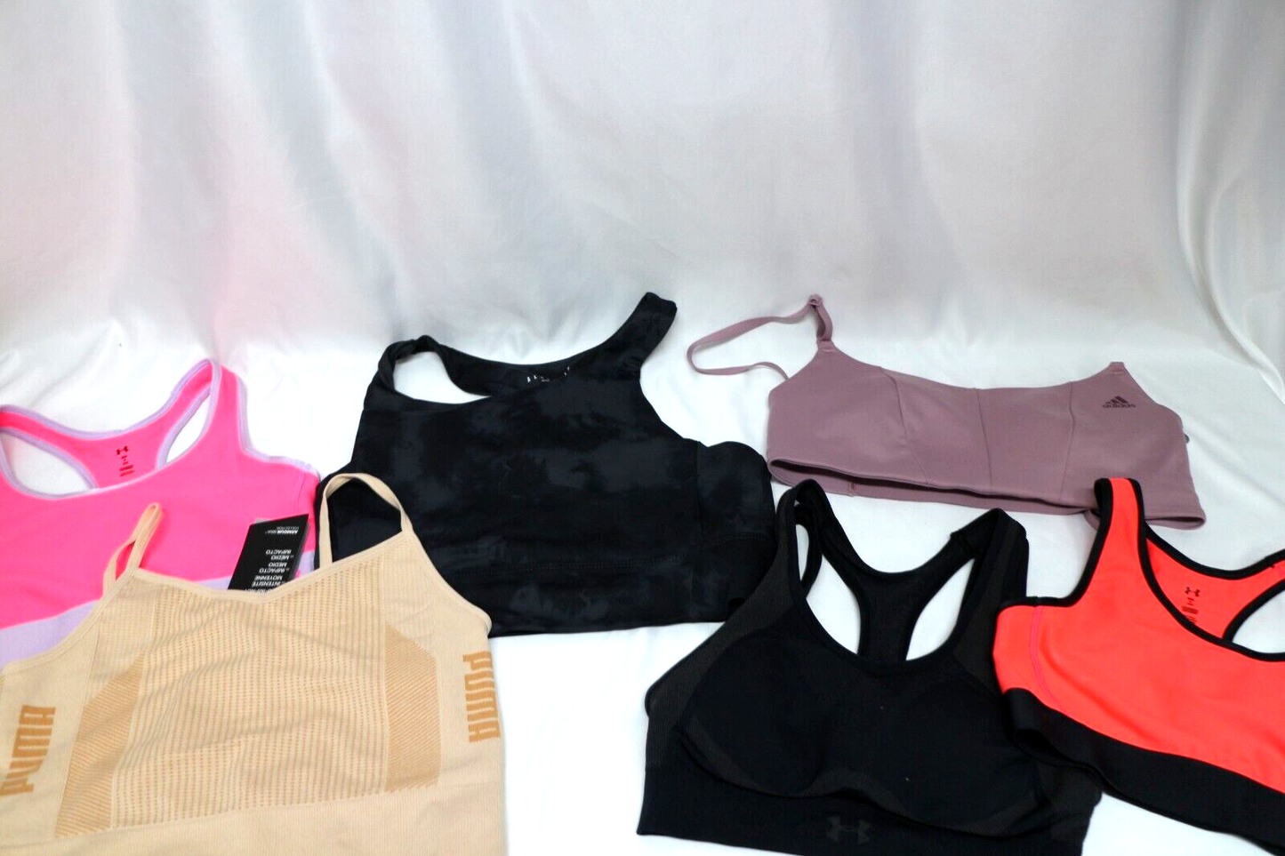 6 x Sports Bras asst colours sizes styles