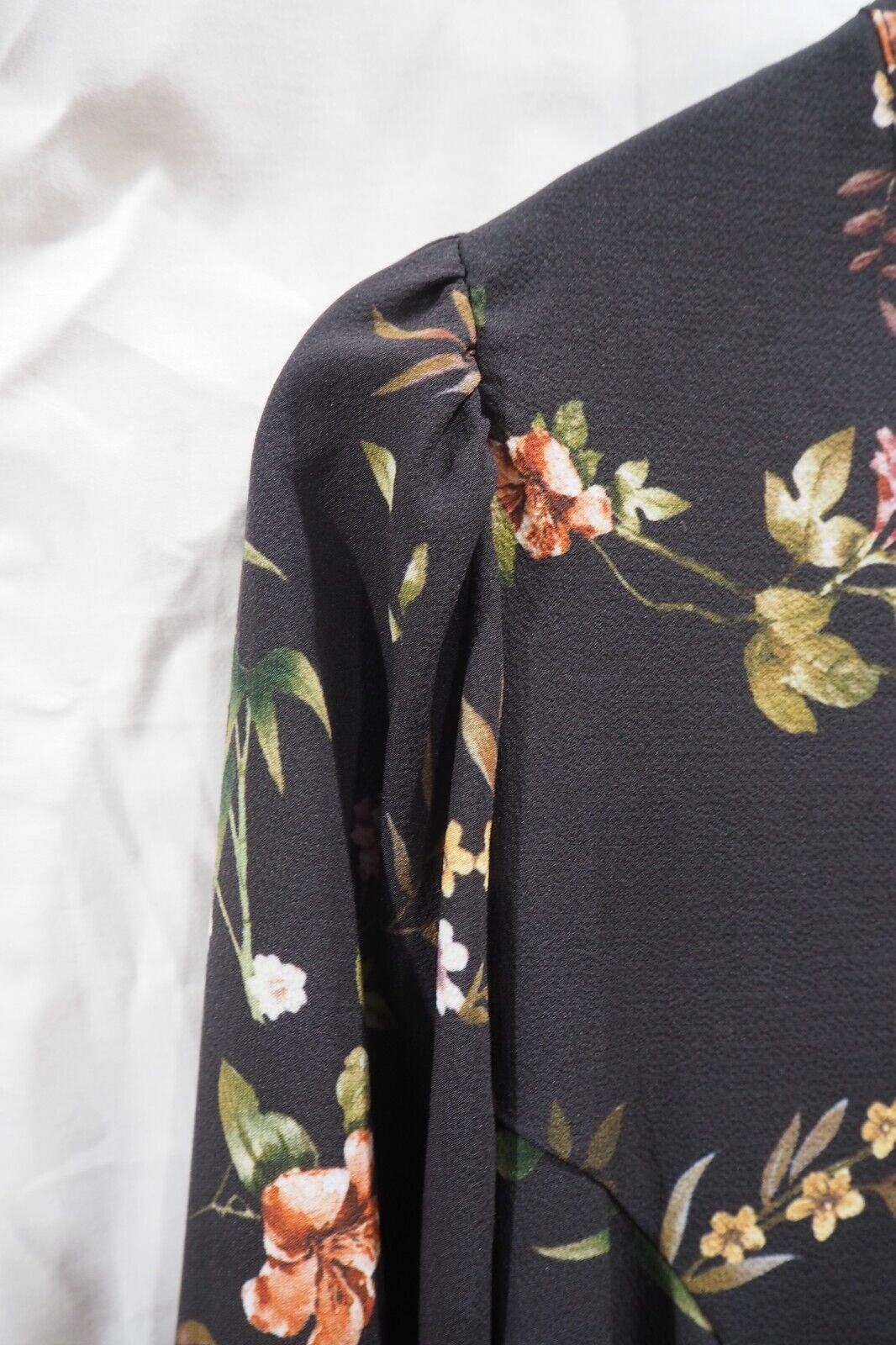 YOURS LONDON Curve Black Blossom Midi Dress