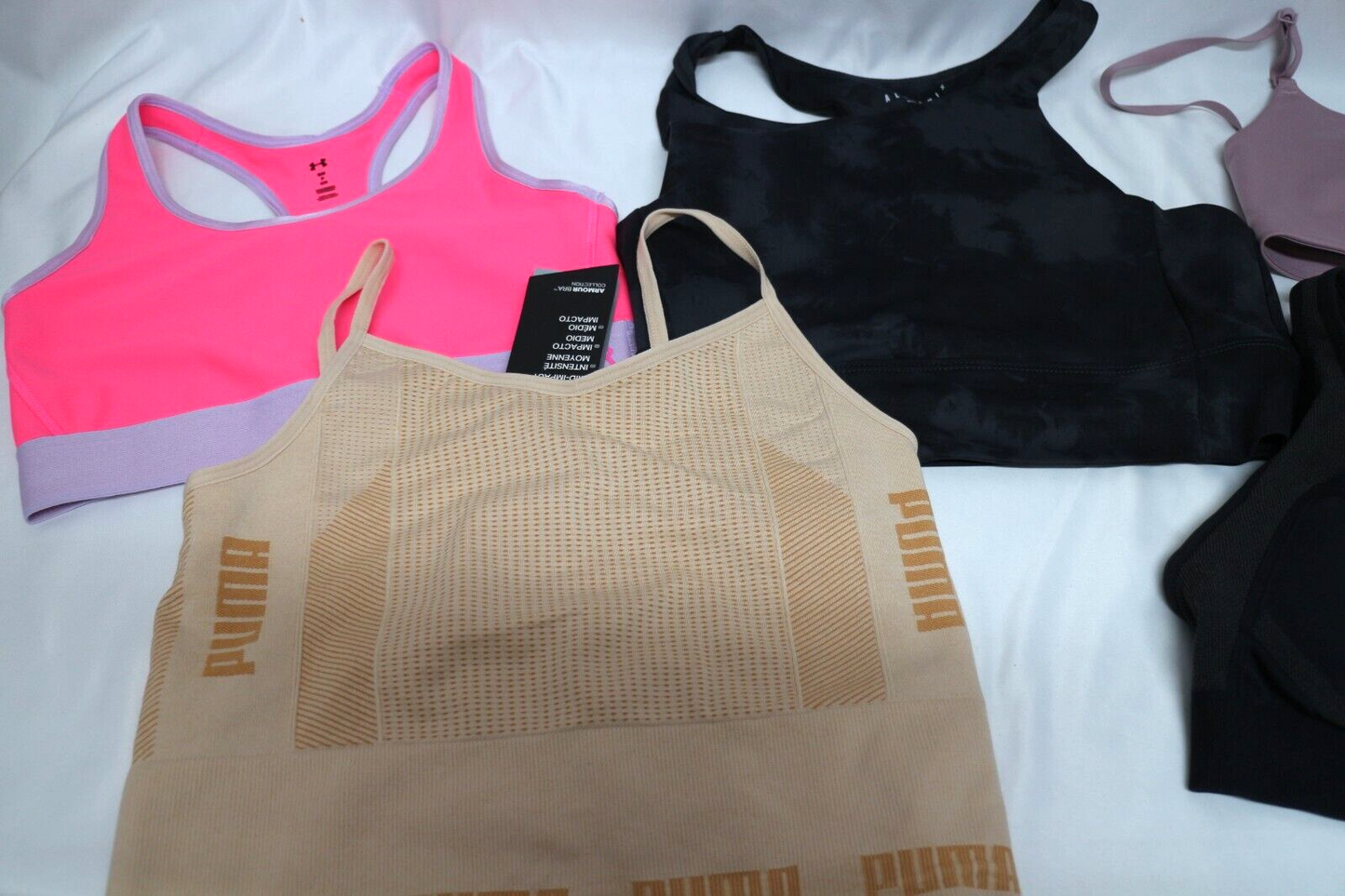 6 x Sports Bras asst colours sizes styles