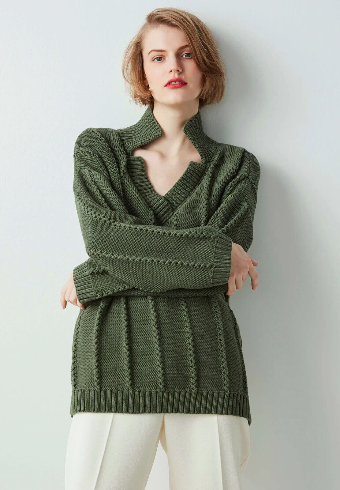 Ipekyol OPENWORK OVERSIZE Jumper UK 12