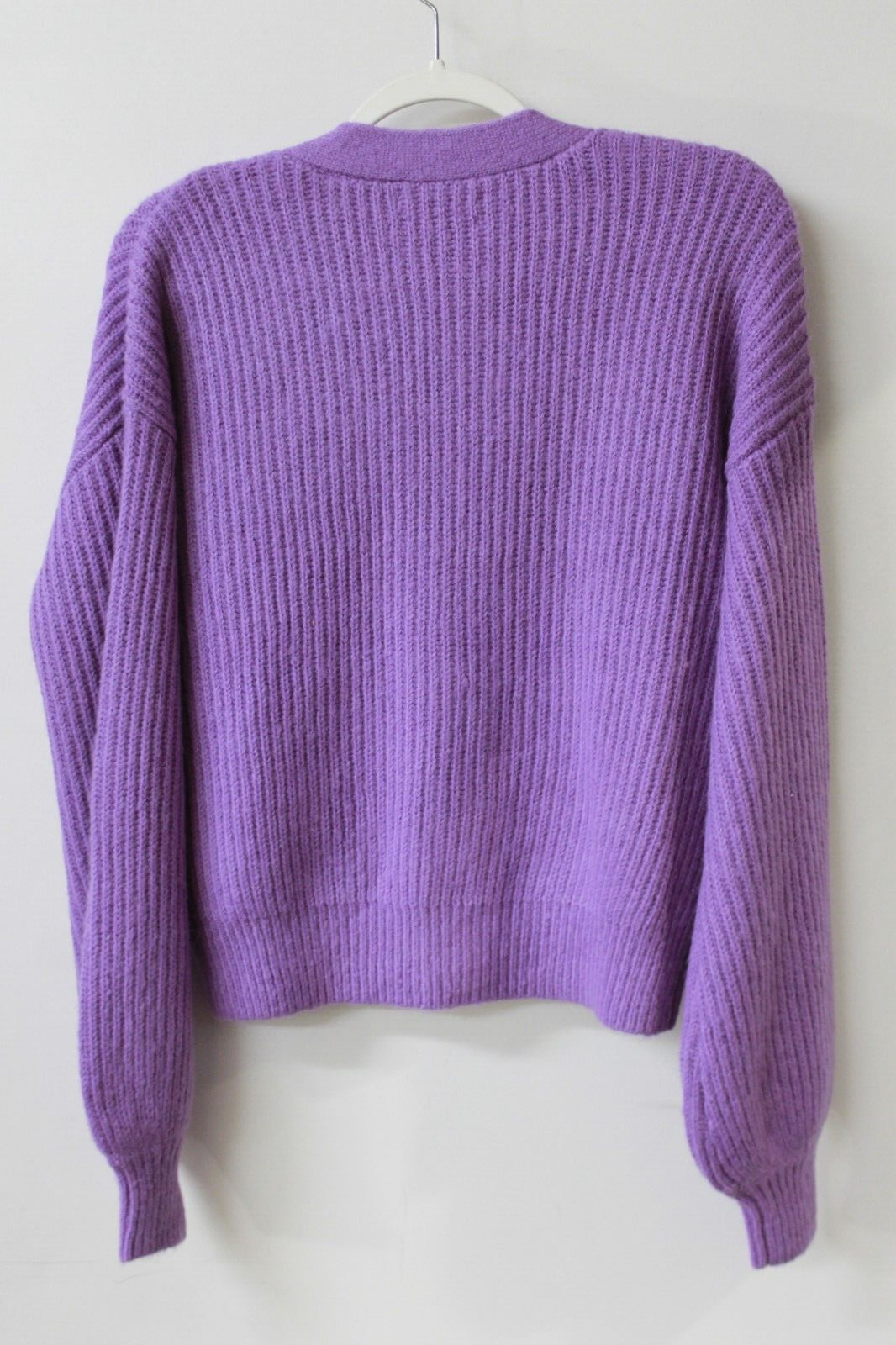 Scotch and Soda Purple Knitted Jacket Cardigan V Neck UK Medium