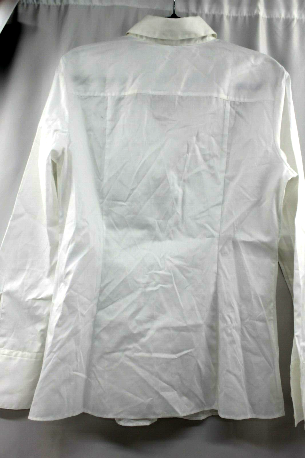 Hugo Boss BLOUSE IN STRETCH COTTON-BLEND POPLIN Size 40 Medium UK 12