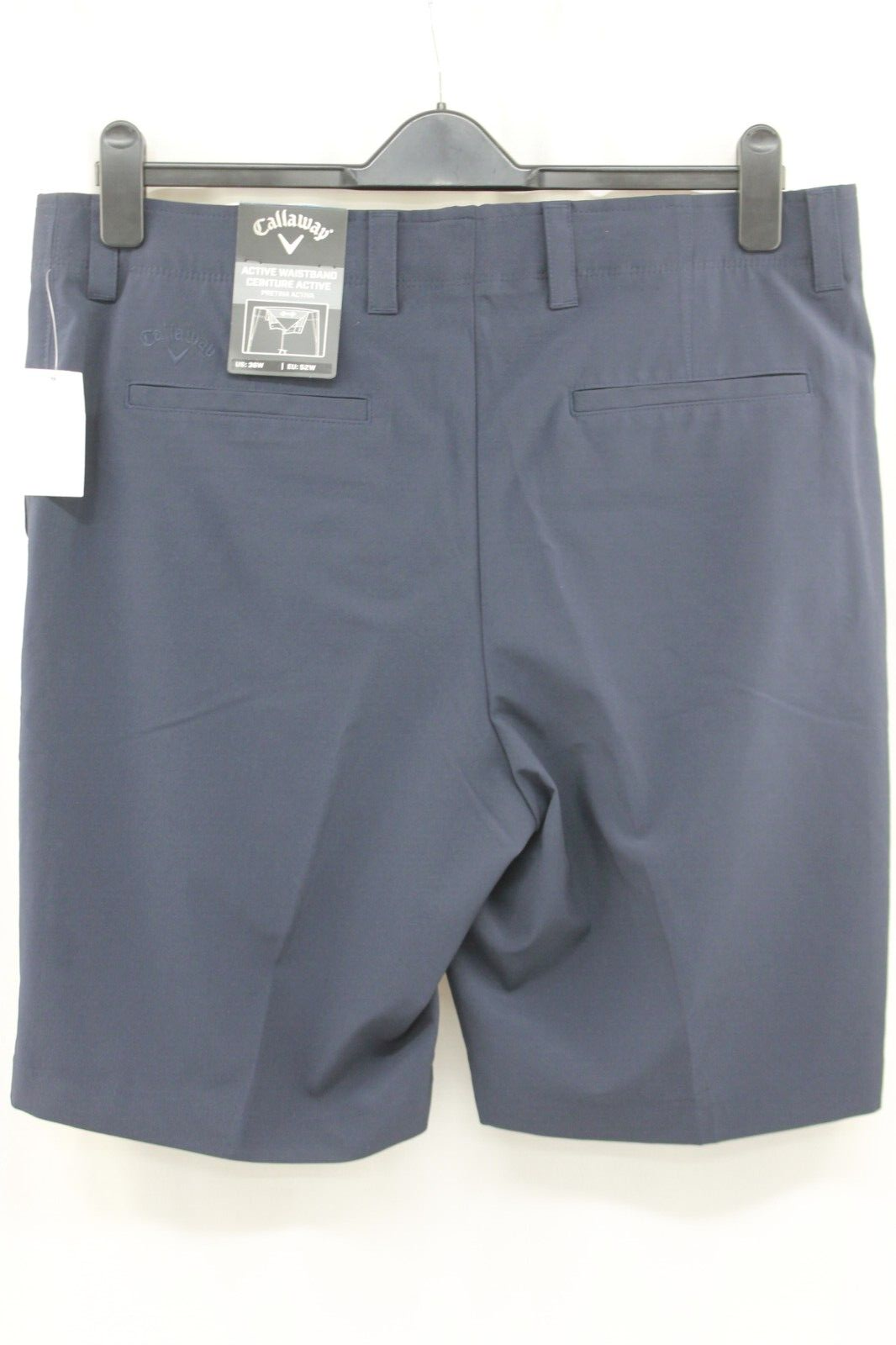 Mens Stretch Solid Short with Active Waistband 52W EU Night Sky 36/52 Shorts