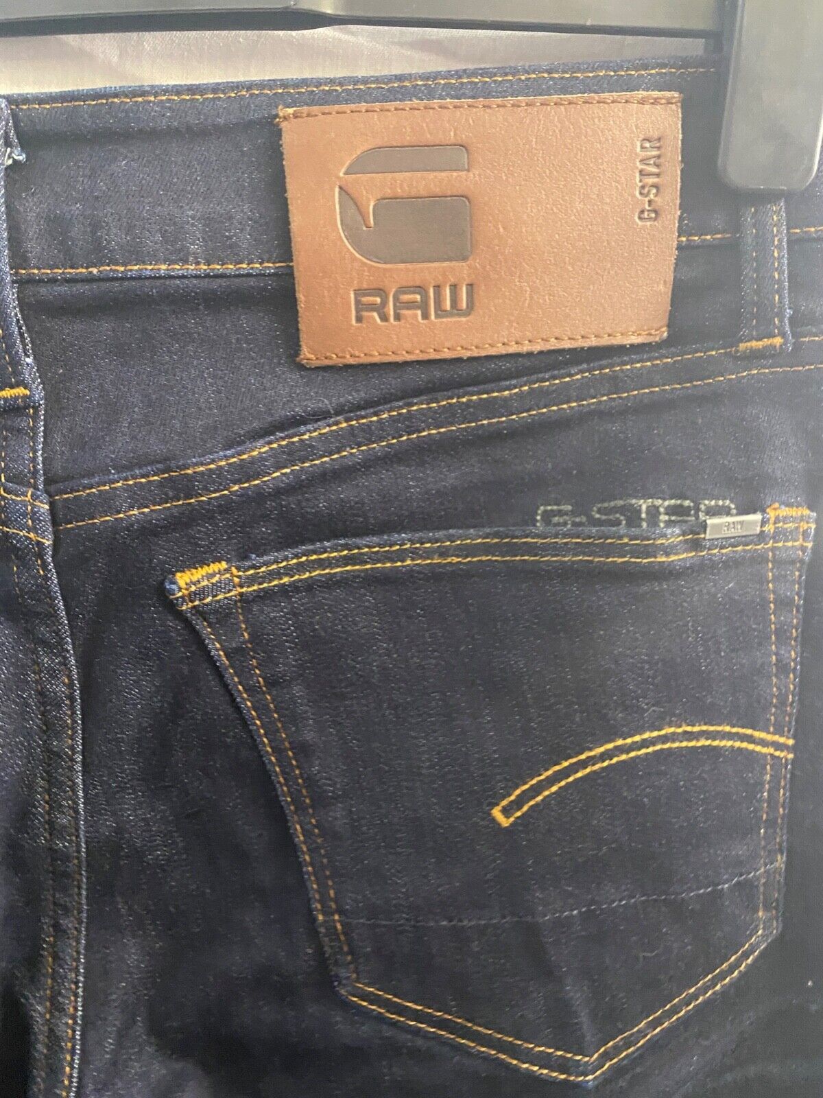 G- STAR RAW 3301 SLIM JEANS DARK BLUE MENS 30/32