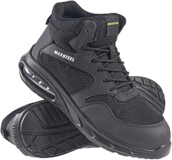 MAXSTEEL Ultra Lightweight Steel Toe Cap Boots UK8