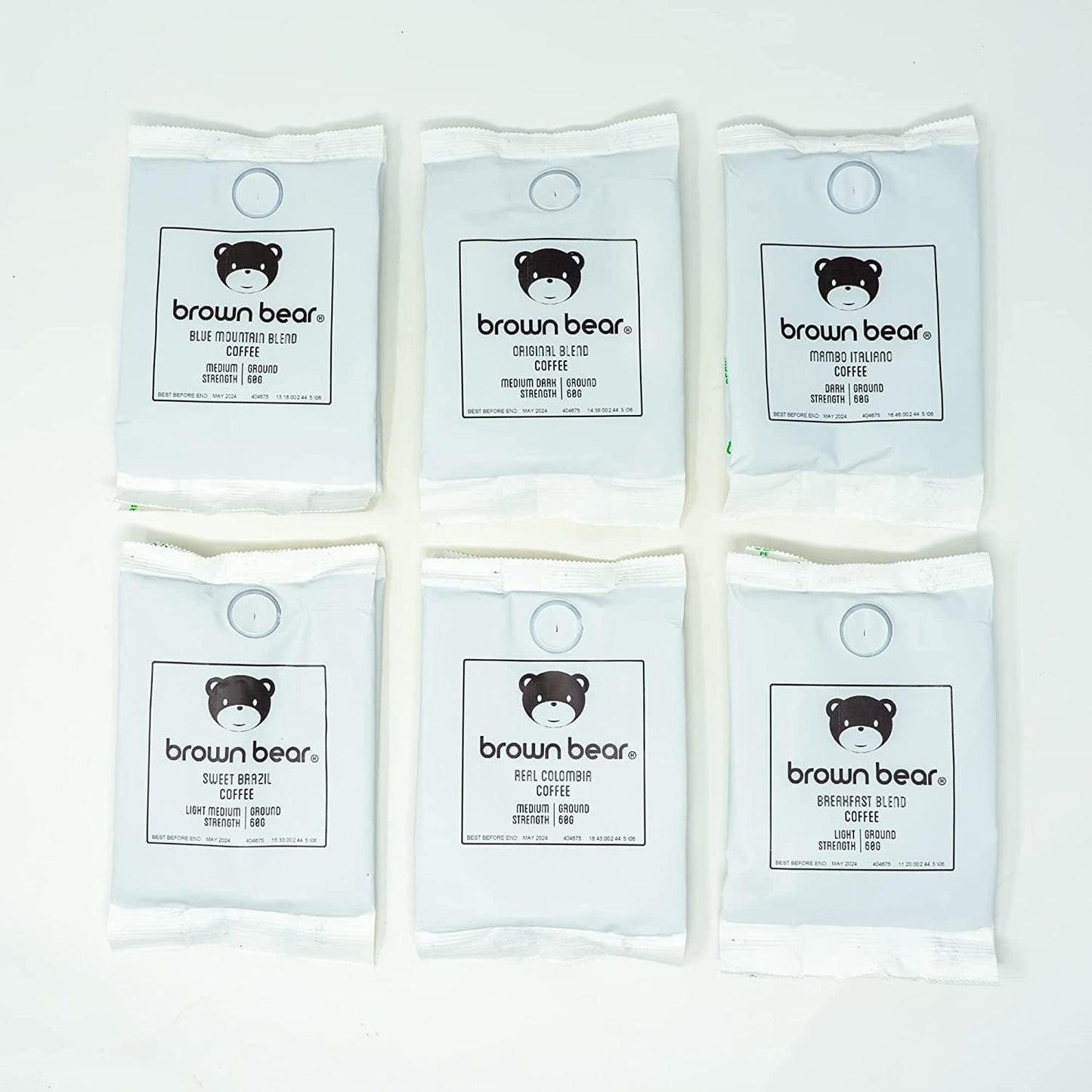 Brown Bear Coffee Beans Gift Set