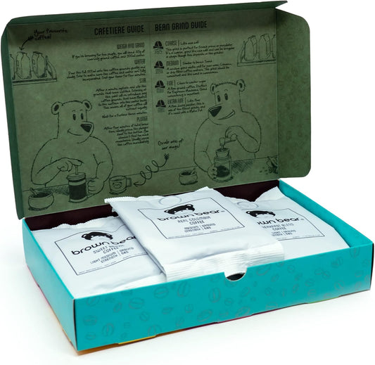 Brown Bear Coffee Beans Gift Set